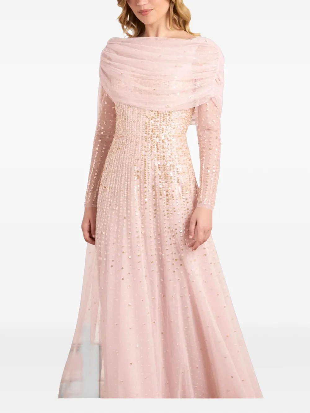 Needle & Thread Moonlight avondjurk verfraaid met pailletten Roze