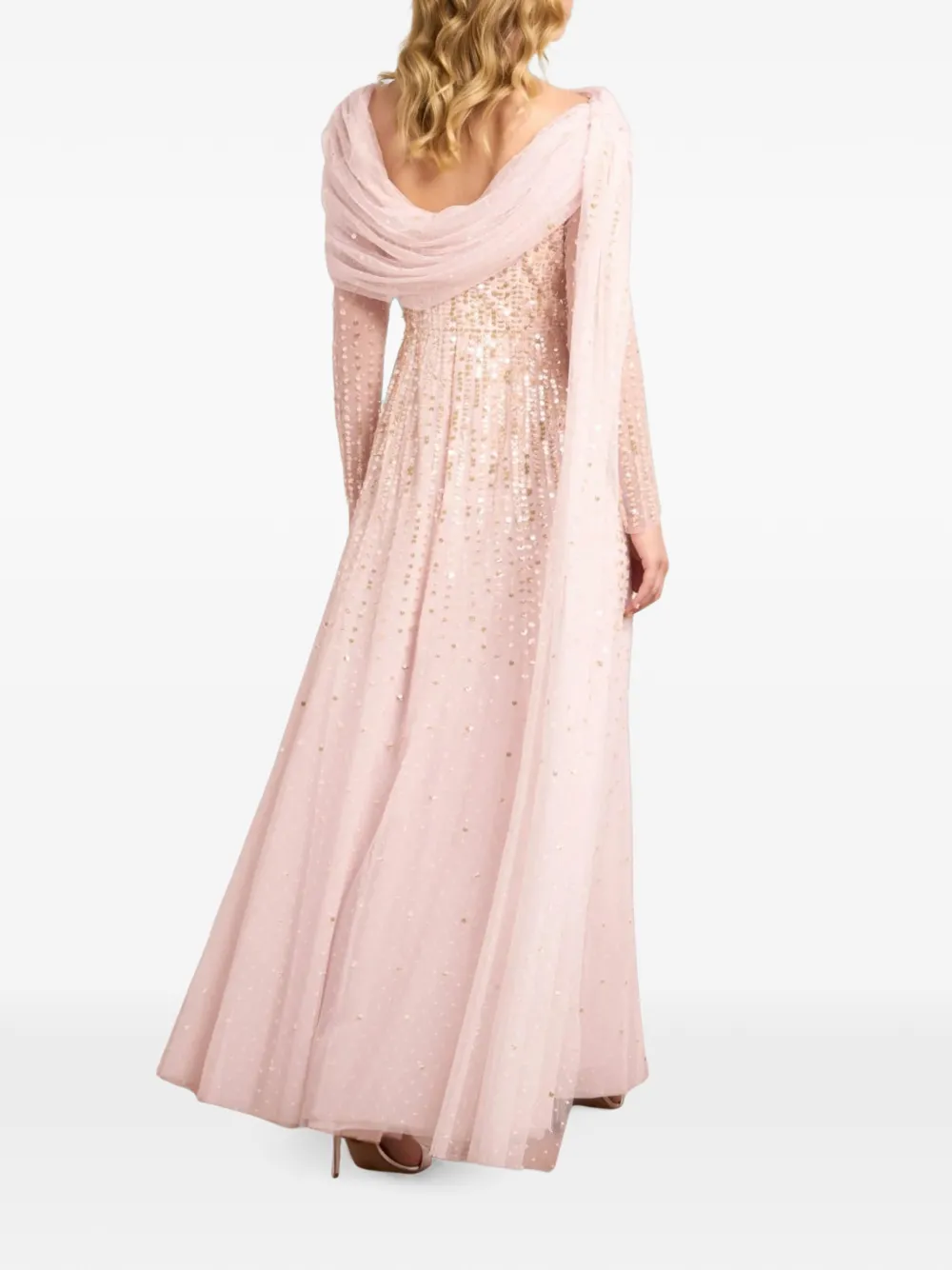 Needle & Thread Moonlight avondjurk verfraaid met pailletten Roze
