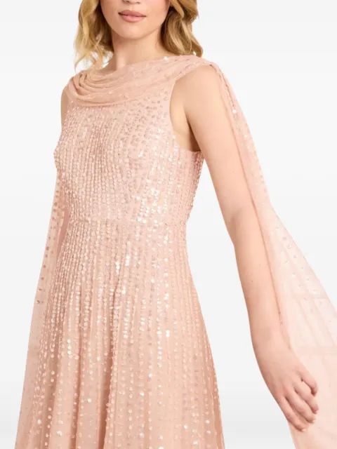 Needle & Thread robe longue Moonlight à sequins