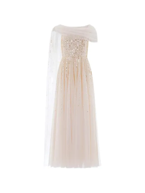 Needle & Thread Moonlight Sequin draped gown