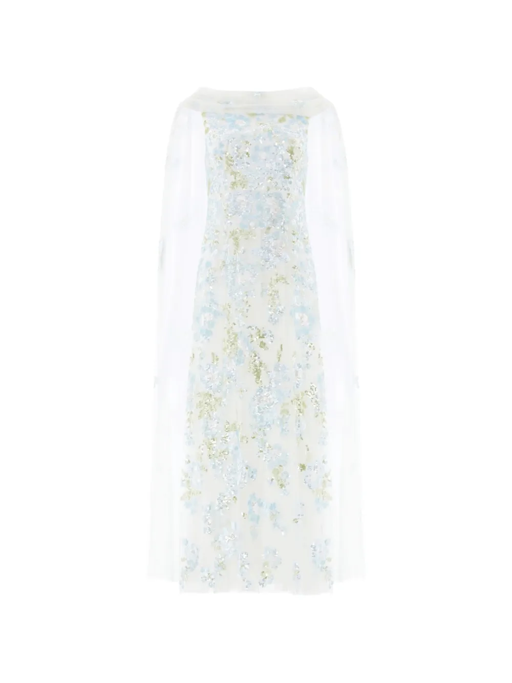 Needle & Thread robe longue Wisteria Sequin ornée - Blanc Needle & Thread robe longue Wisteria Sequin ornée - Blanc