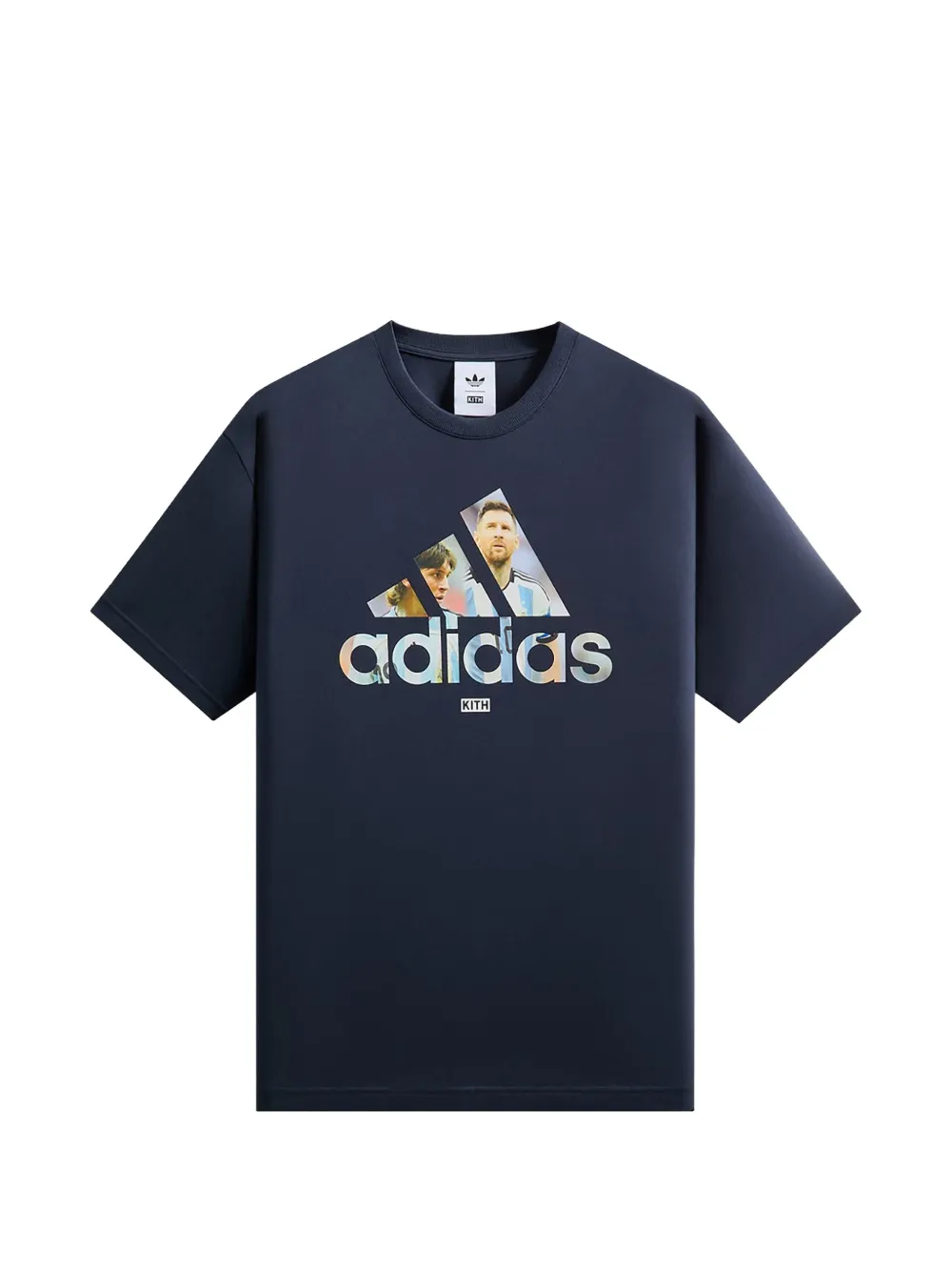 KITH x Messi x adidas graphic-print cotton T-shirt - Blu