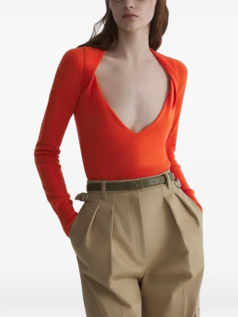 Mugler カシミア ニットトップ