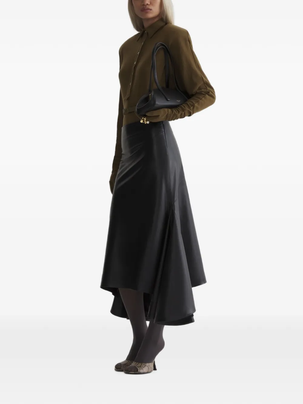 Mugler Body met vleermuismouwen Zwart