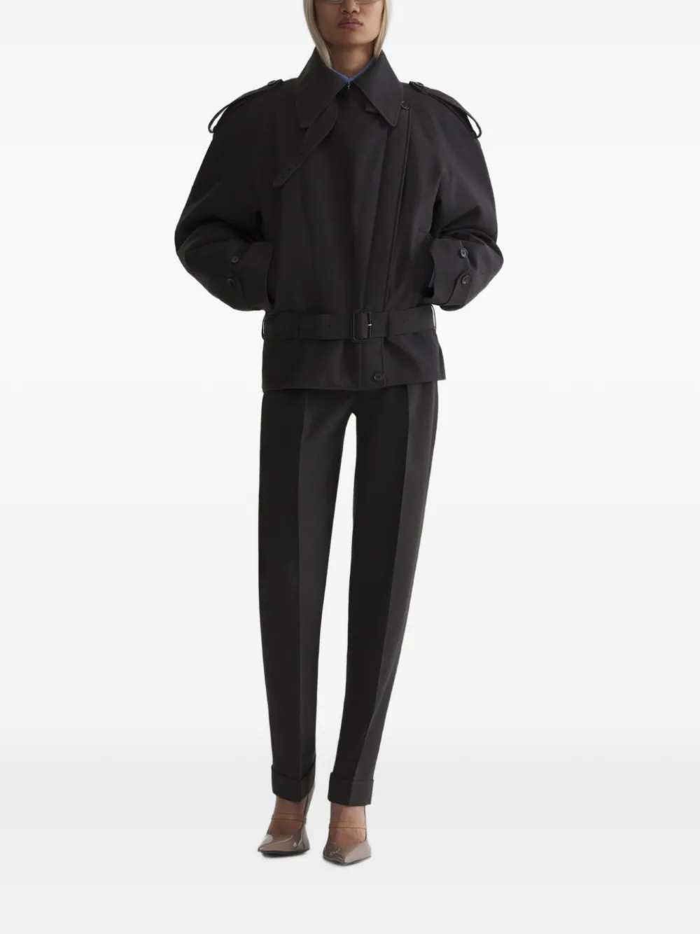 Mugler Jack Grijs