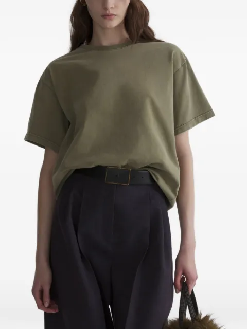 Mugler camiseta con logo de manga corta