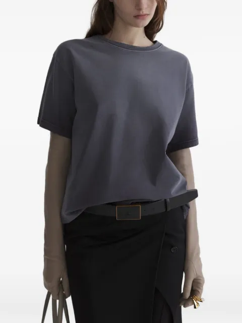 Mugler camiseta con logo de manga corta