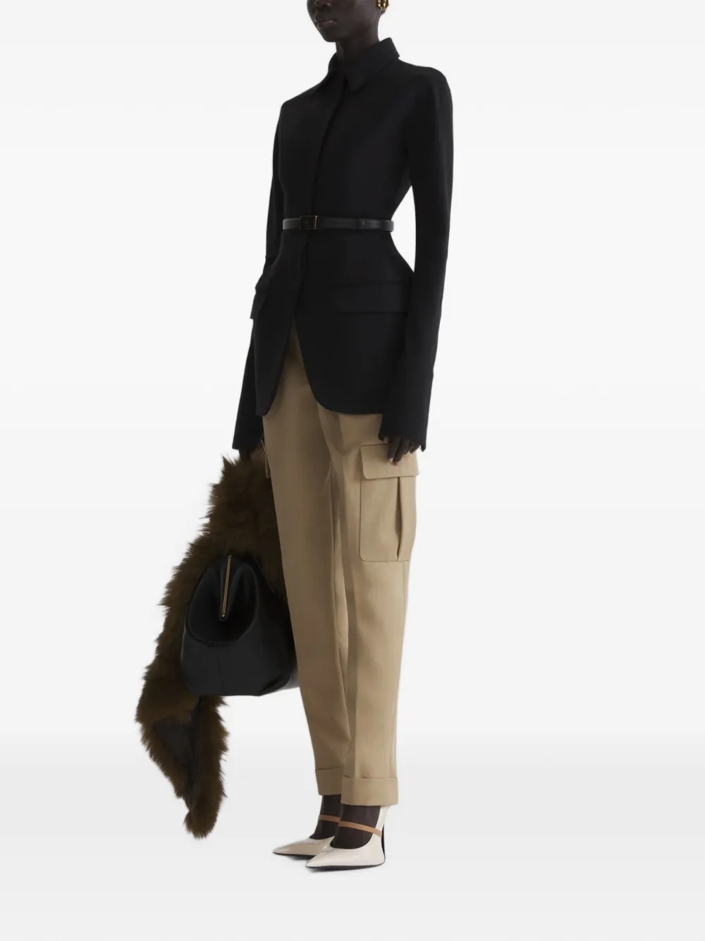 Mugler Shirtjack Beige
