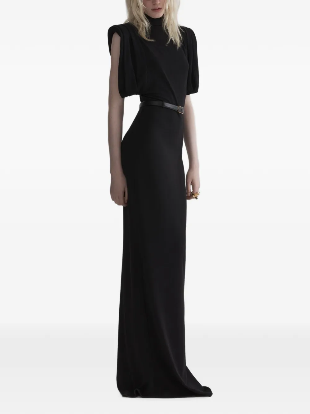 Mugler Mouwloze avondjurk Zwart