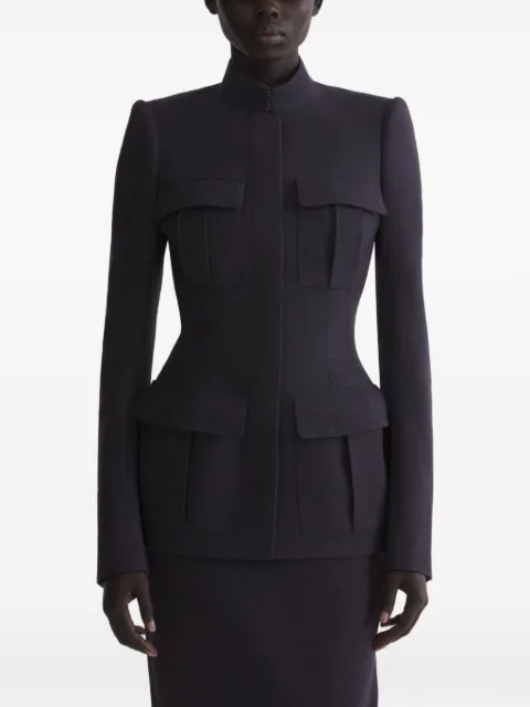 Mugler pocket fitted jacket
