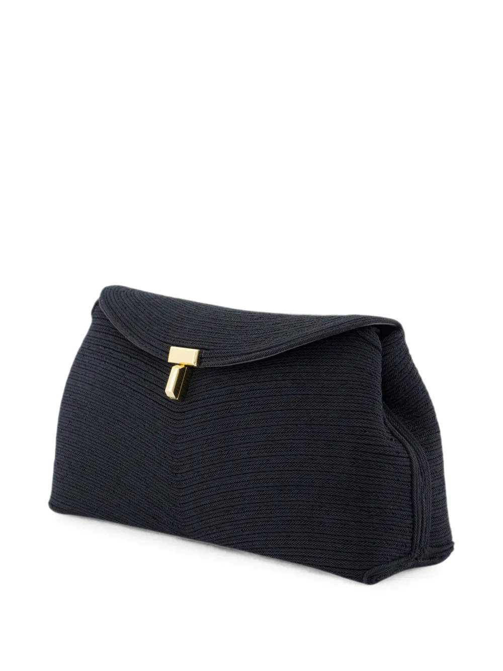 TOTEME Clutch met T-slot Zwart