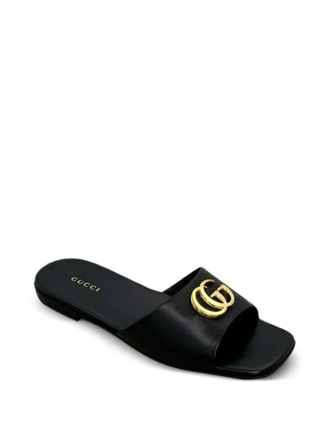 Gucci босоножки с логотипом Double G