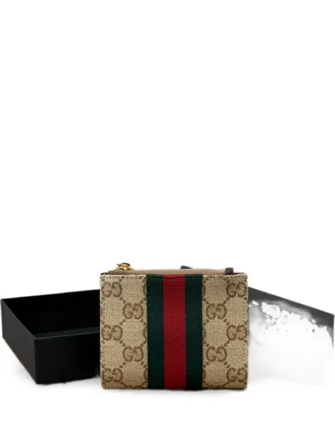Gucci GG Supreme Web-stripe wallet