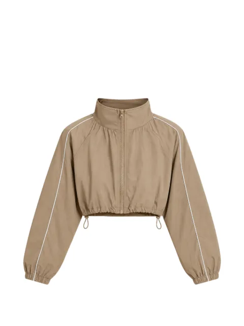 Blanca Sport Kids piped-trim cropped windbreaker jacket