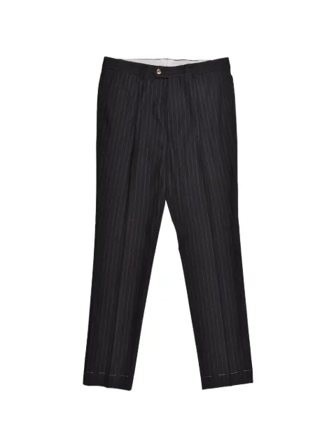 Brunello Cucinelli pinstripe virgin-wool trousers