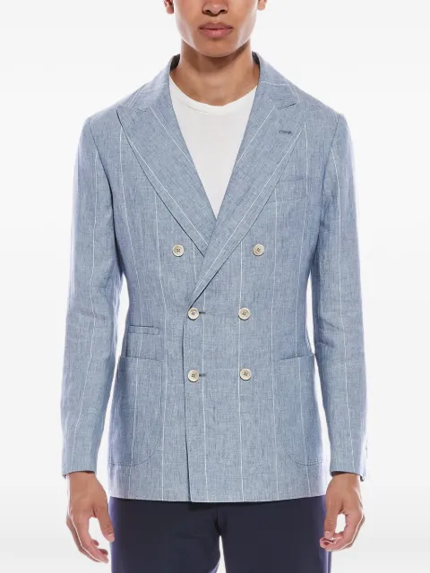 Brunello Cucinelli pinstripe double-breasted blazer
