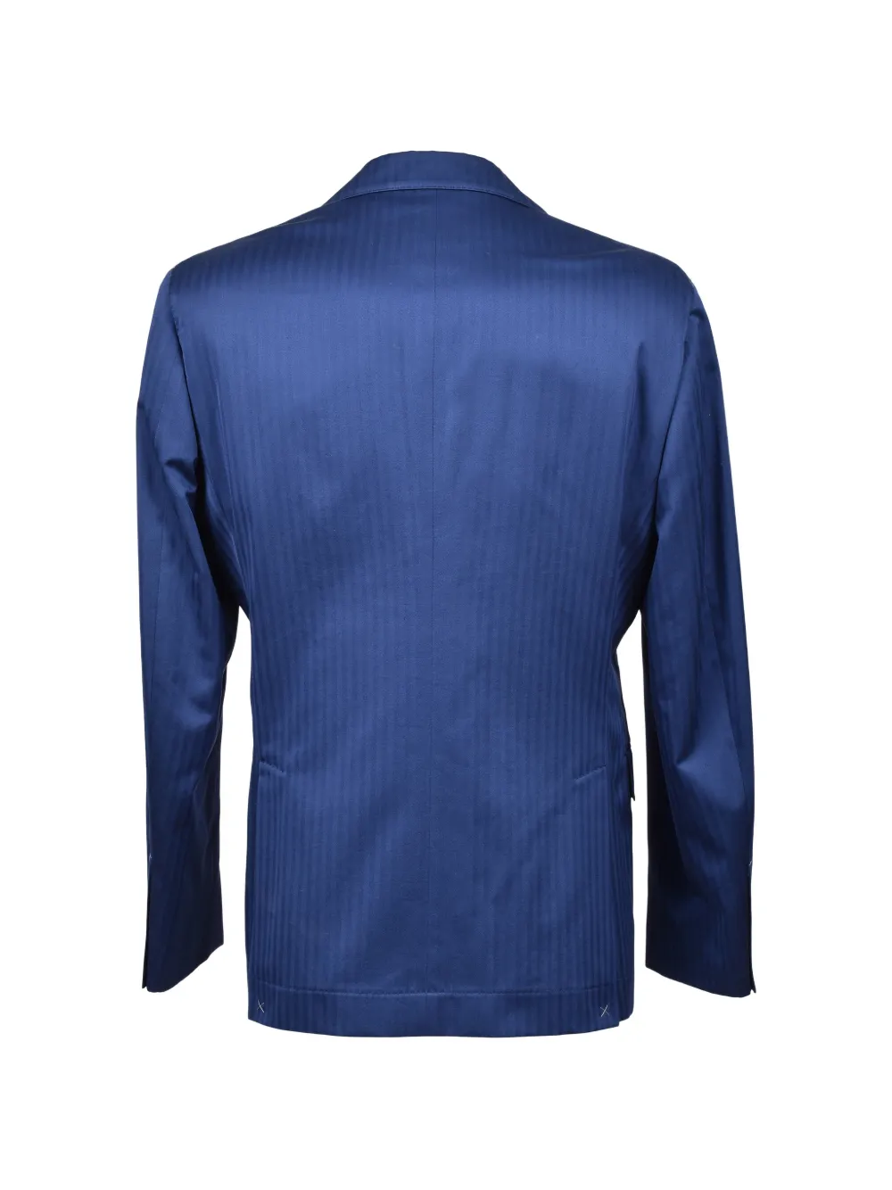  Brunello Cucinelli Herringbone-pattern Tailored Blazer - Azul 