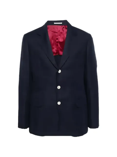 Brunello Cucinelli single-breasted notched-lapel blazer