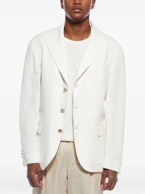 Brunello Cucinelli single-breasted tailored blazer