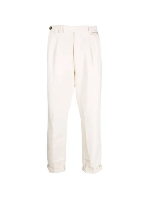 Brunello Cucinelli pleated cuffed trousers