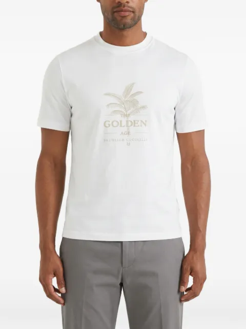 Brunello Cucinelli graphic-print crew-neck T-shirt