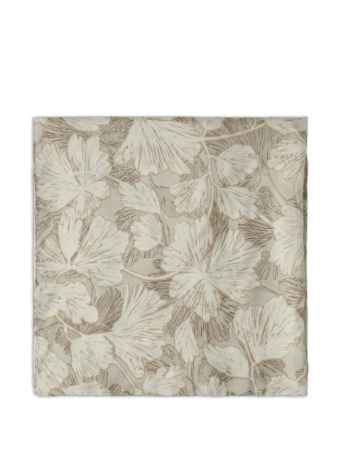 Brunello Cucinelli floral-print silk scarf