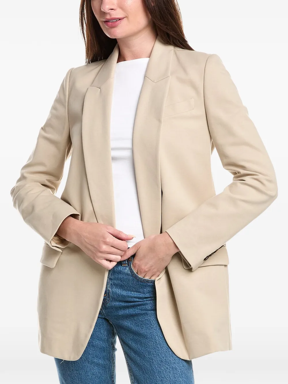 Brunello Cucinelli flap-pocket blazer - Toni neutri