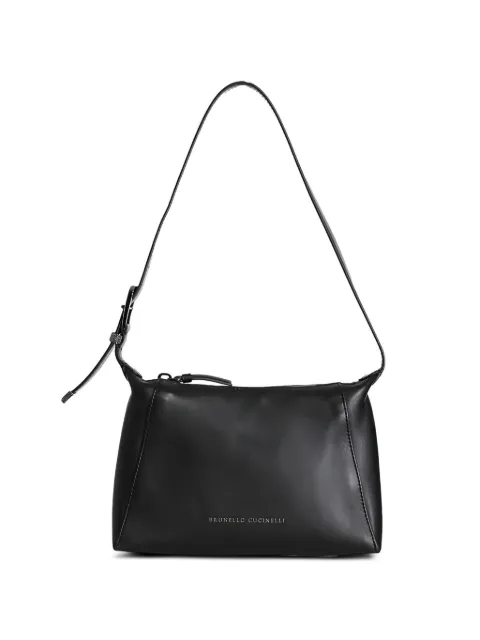 Brunello Cucinelli leather shoulder bag