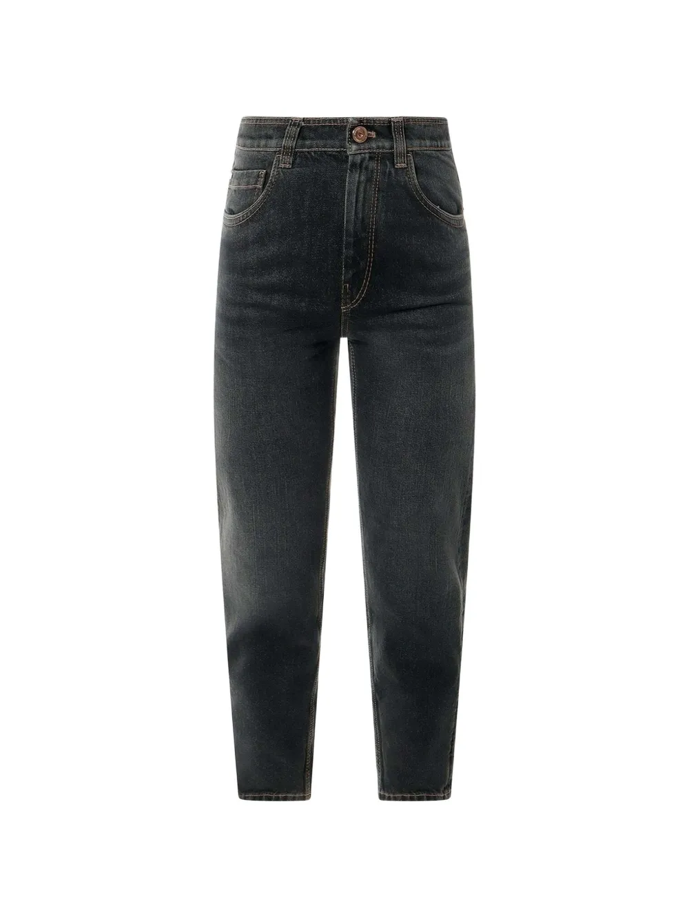 Brunello Cucinelli tapered-leg jeans - Grigio