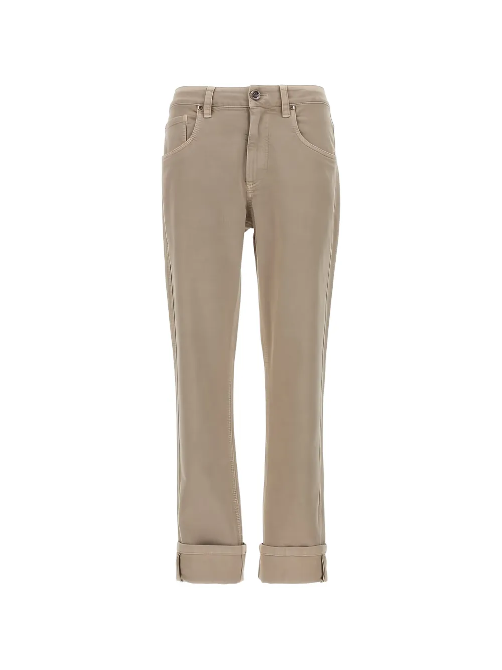 Brunello Cucinelli straight-leg five-pocket trousers - Neutrals