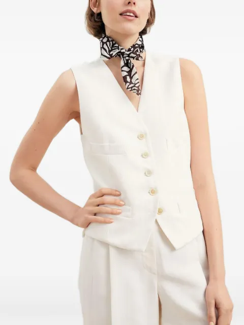 Brunello Cucinelli tailored buttoned waistcoat
