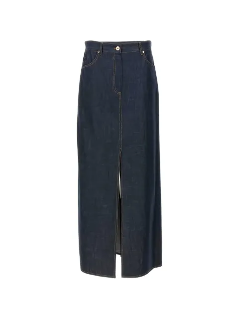 Brunello Cucinelli — front-slit midi skirt