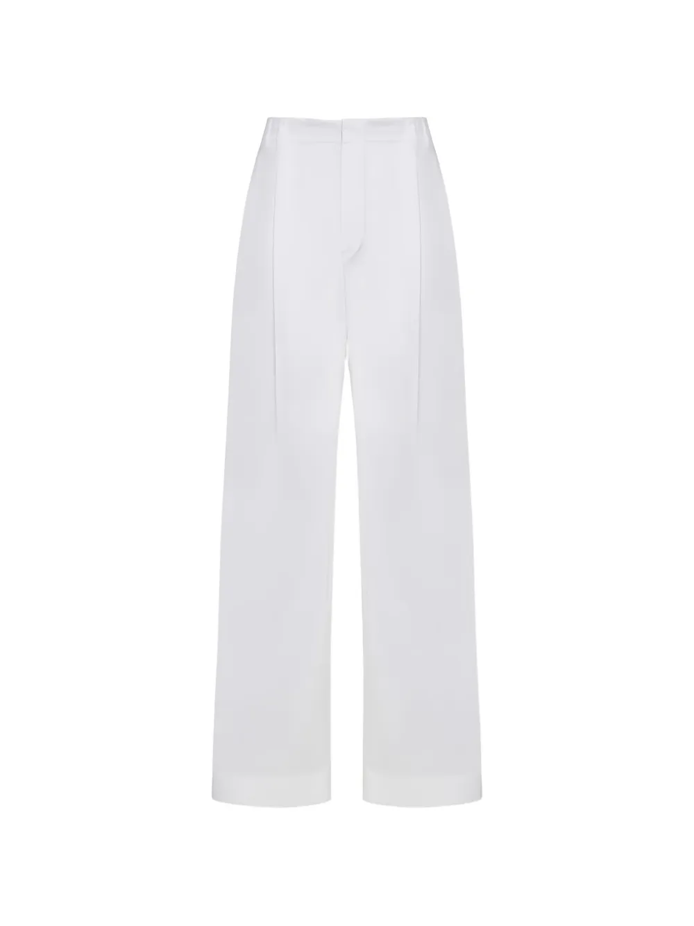 Brunello Cucinelli pleated wide-leg trousers - Weiß