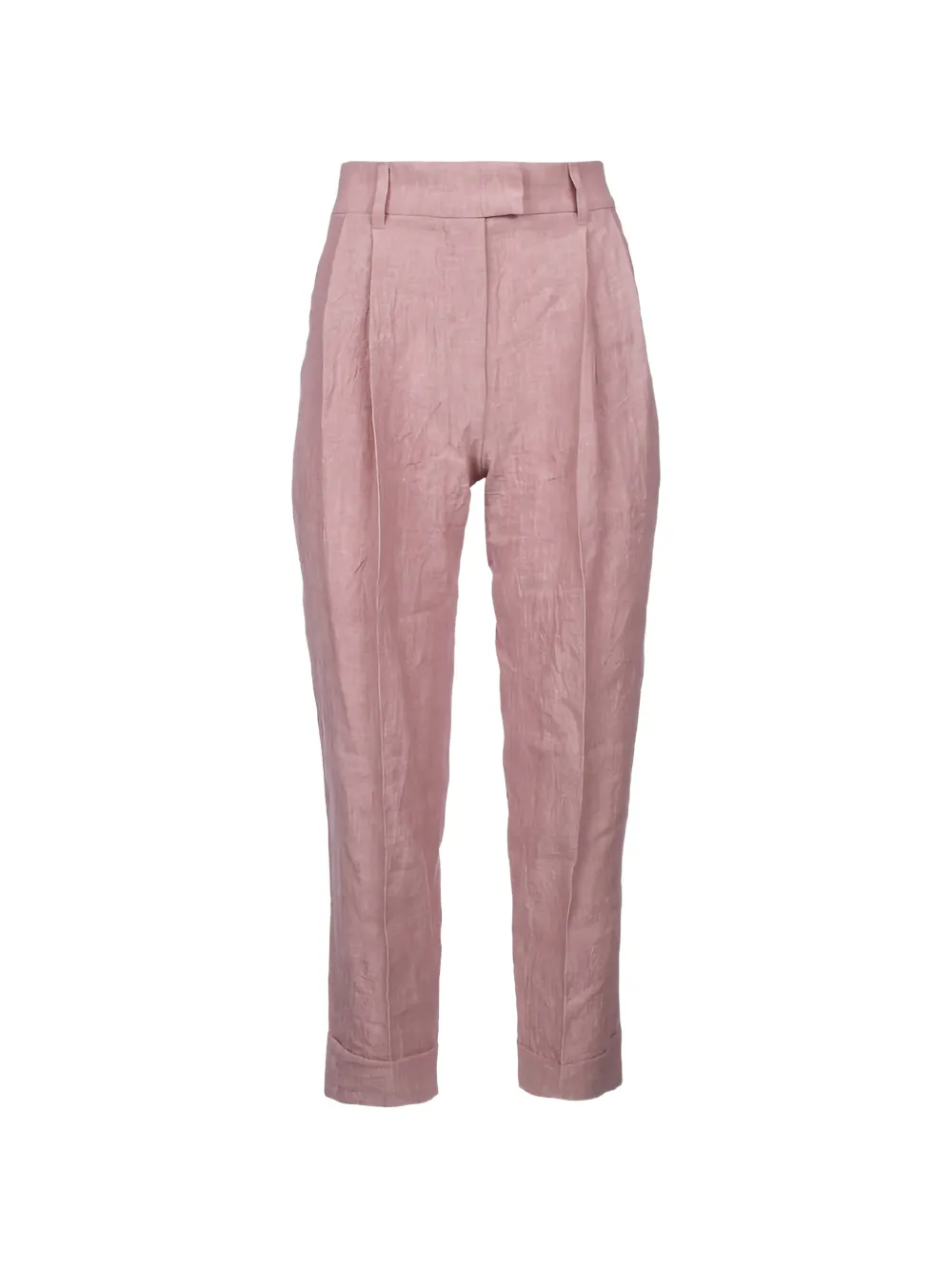 Brunello Cucinelli pleated tapered trousers - Rosa