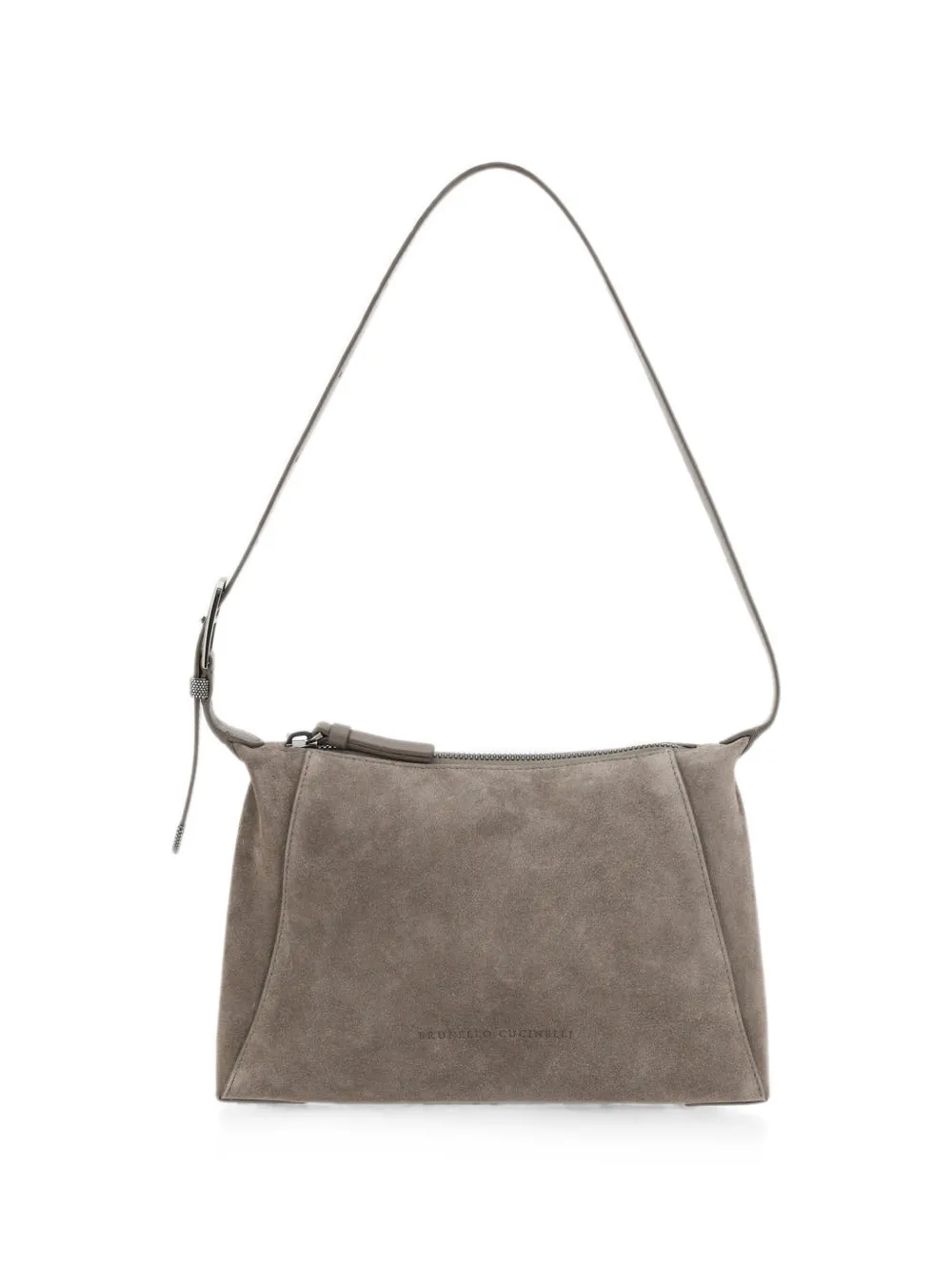 Brunello Cucinelli zip-fastening shoulder bag - Grey