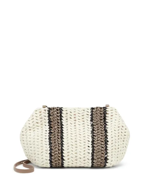 Brunello Cucinelli striped shoulder bag