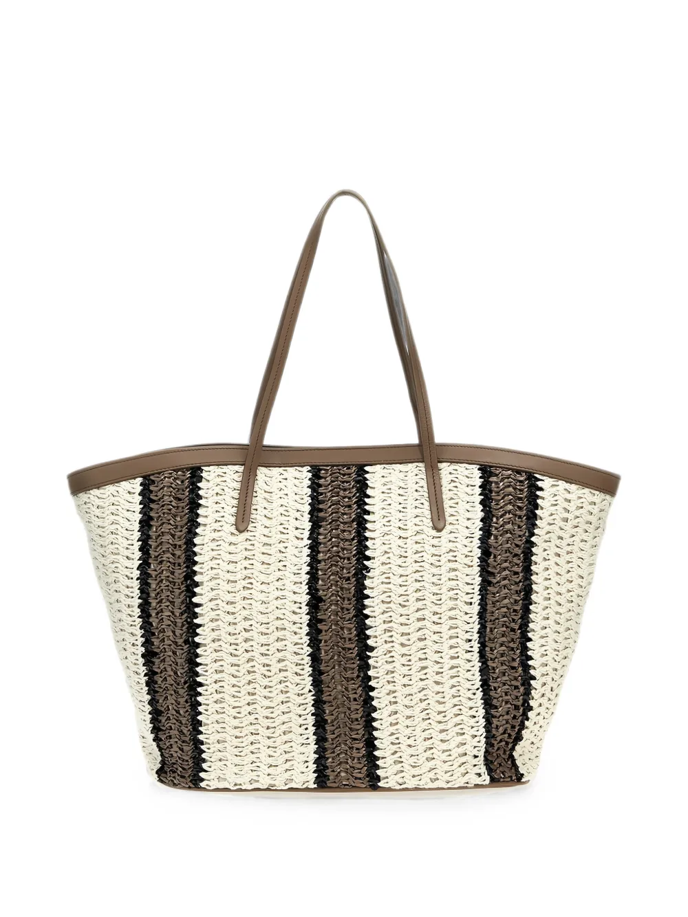 Brunello Cucinelli striped tote bag - Neutrals