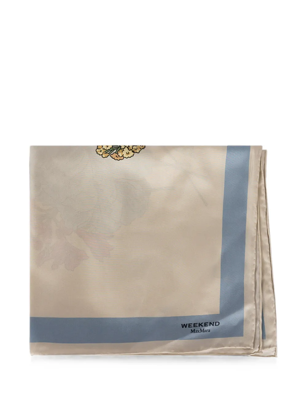 Weekend Max Mara Sjaal met bloemenprint Beige