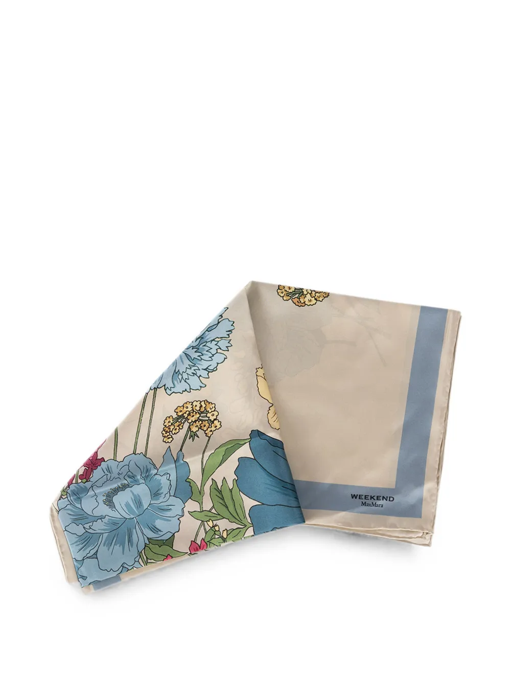 Weekend Max Mara Sjaal met bloemenprint Beige