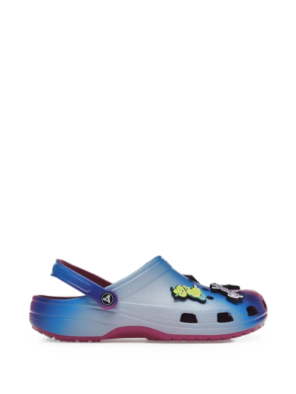 Crocs x Palace x Rapha EF Education First Classic Clog rubber sandals Blauw