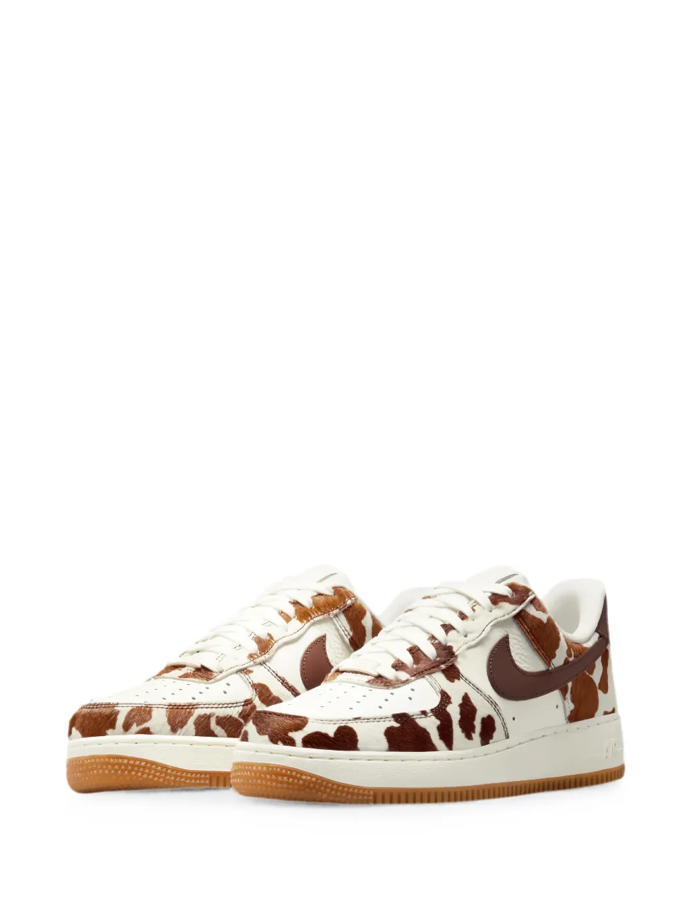 Nike Air Force 1 '07 cow-print sneakers Wit