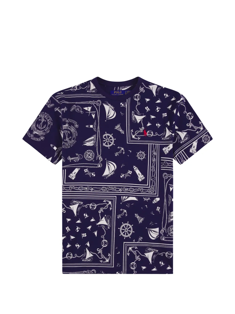 Polo Ralph Lauren Hemd mit Bandana-Print - Blau