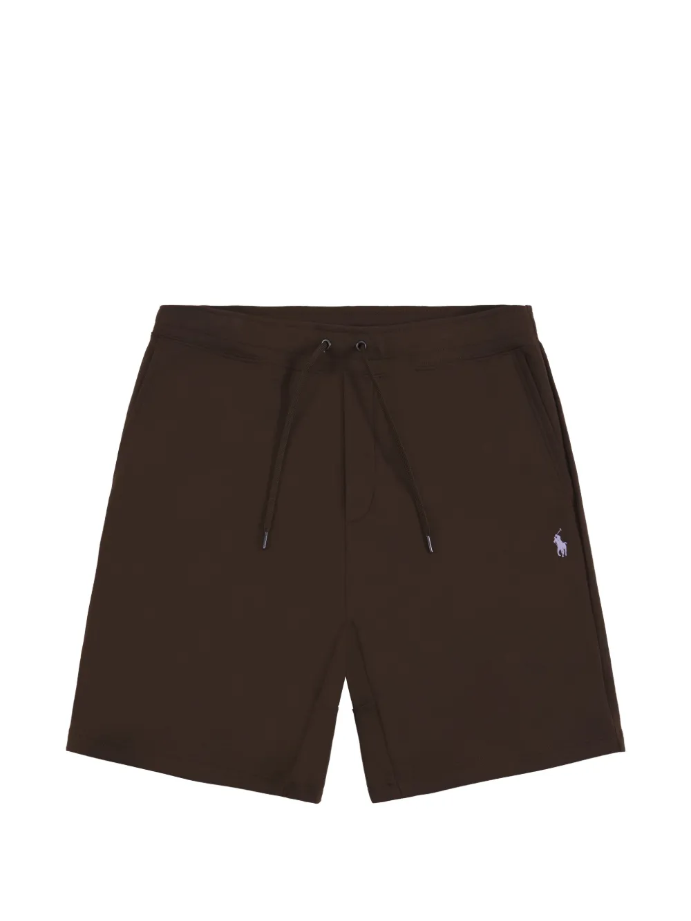 Polo Ralph Lauren double-knit logo-embroidered shorts - Braun