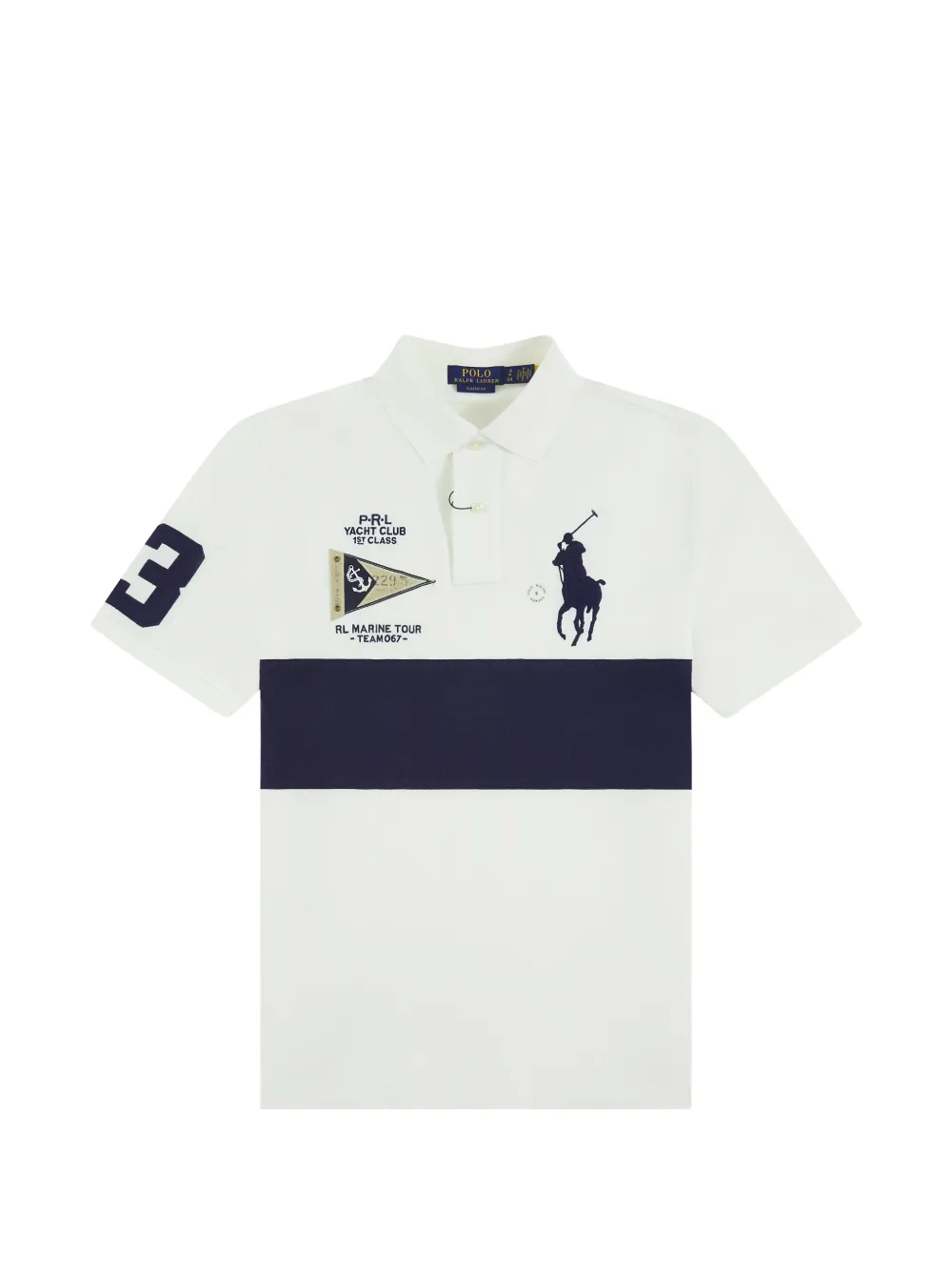 Polo Ralph Lauren patch-embellished polo shirt - Weiß