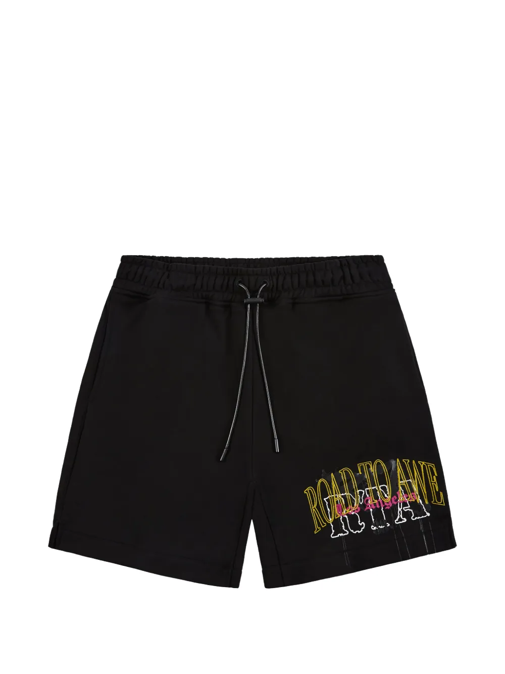 RTA Clyde logo-print shorts - Nero