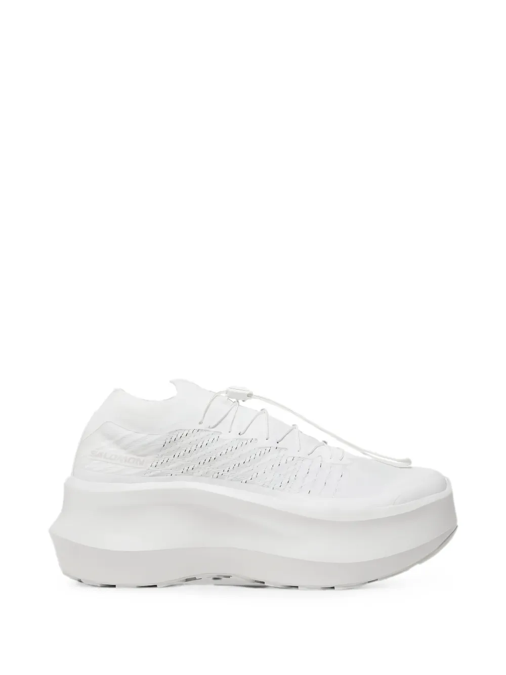 Salomon x Comme des Garçons Pulsar platform sneakers Wit