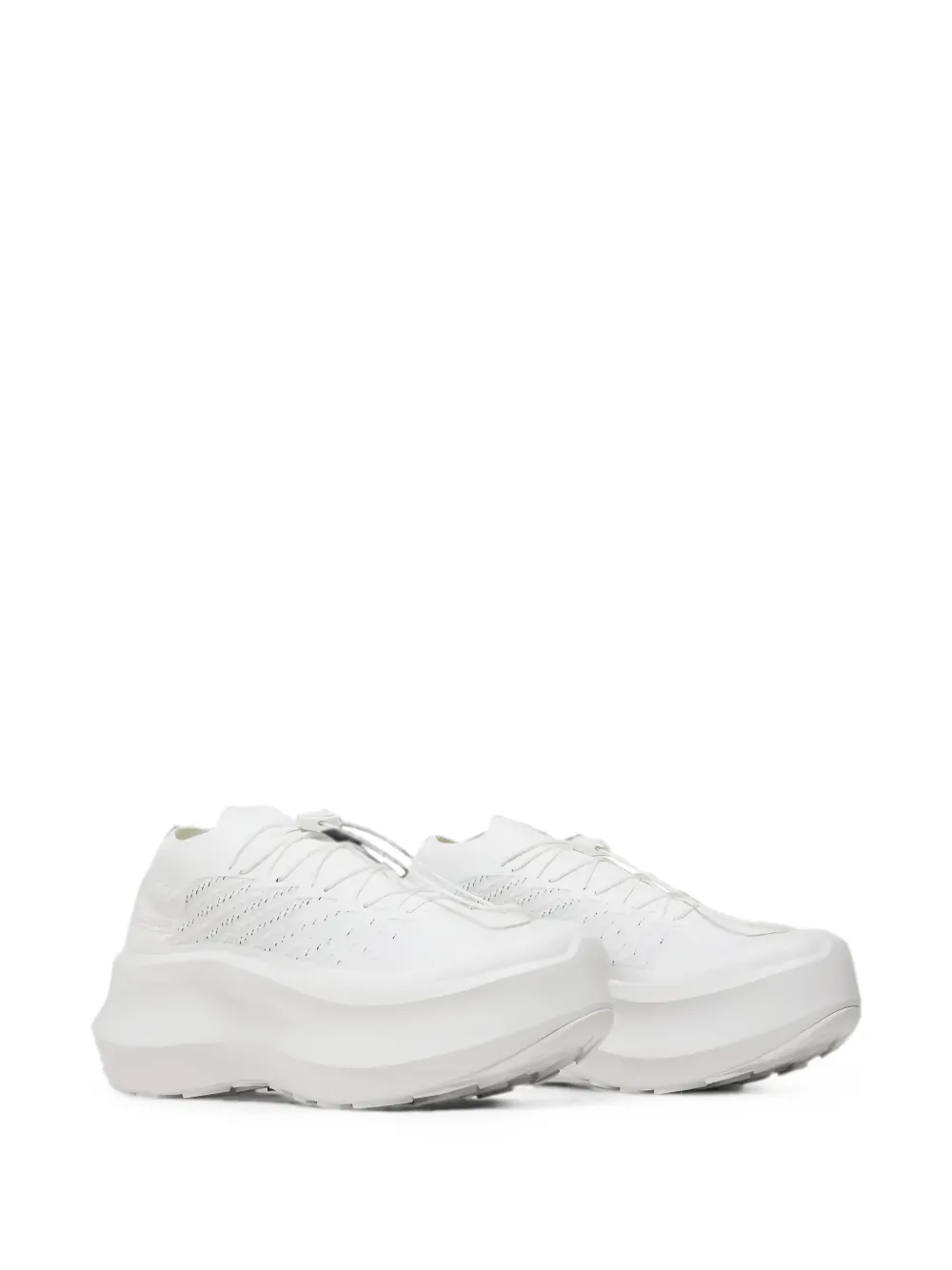 Salomon x Comme des Garçons Pulsar platform sneakers Wit