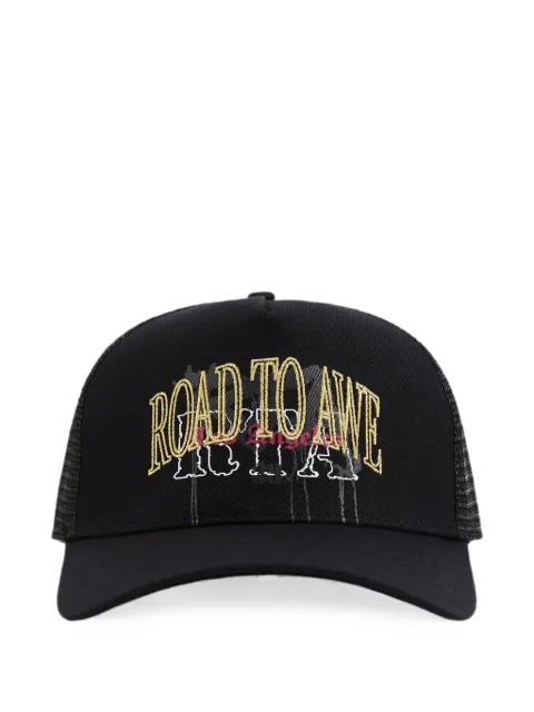 RTA Gideon logo-embroidered cap