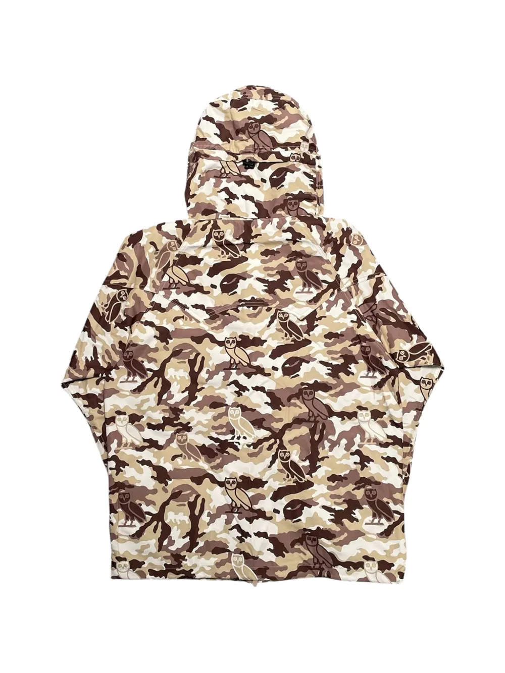 A BATHING APE Woodland Camo OVO jack Beige