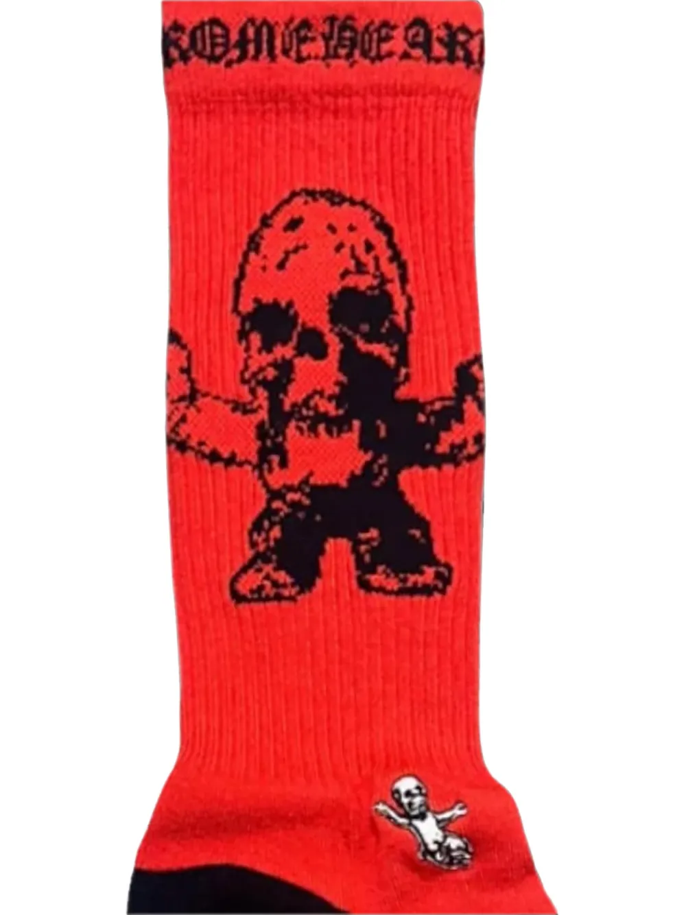 Chrome Hearts Foti Harris Teeter sokken Rood